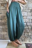 Basso Shirring Balloon Pant Forest